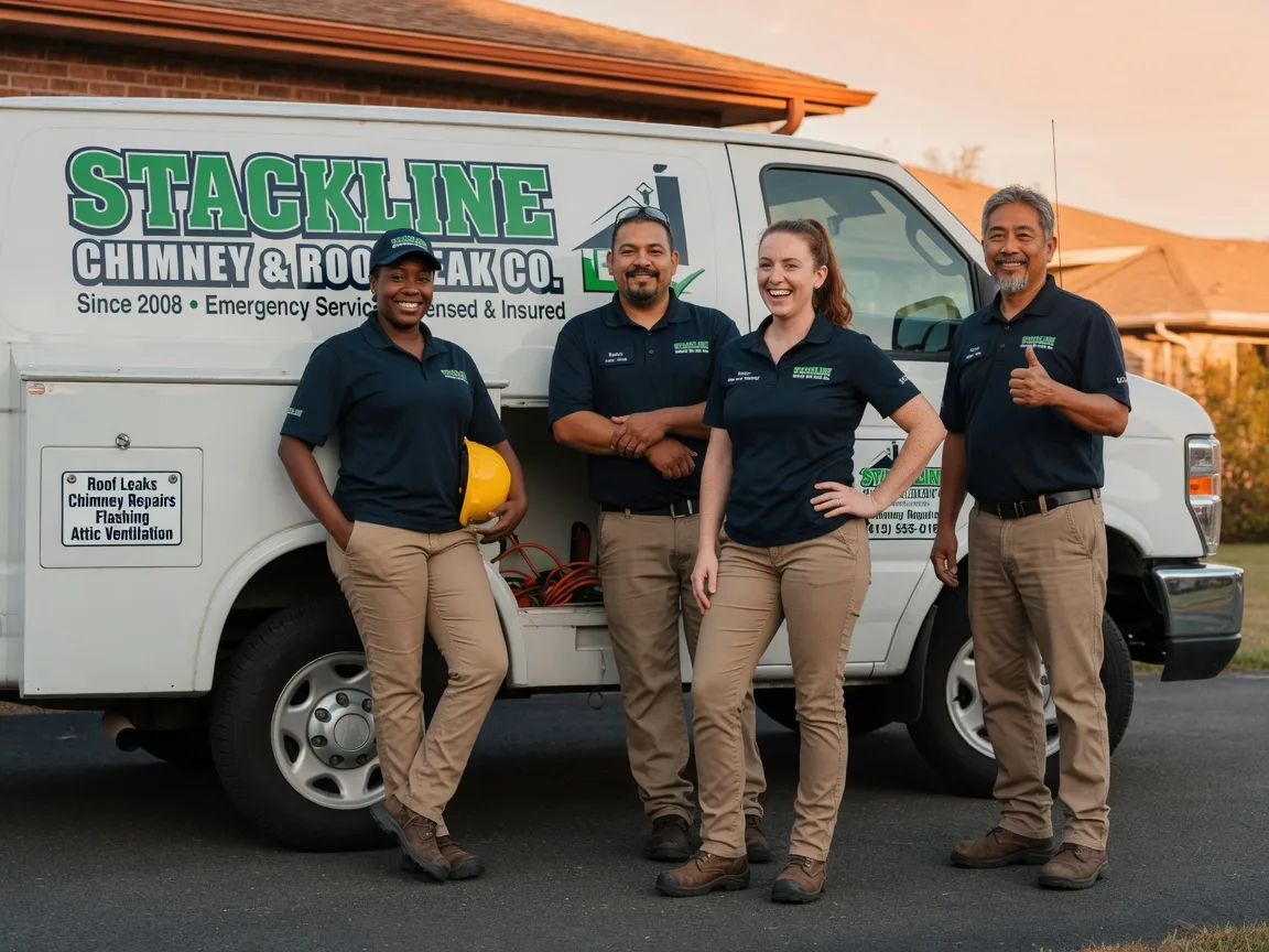 Chimney flashing repair company in Bethany, OK